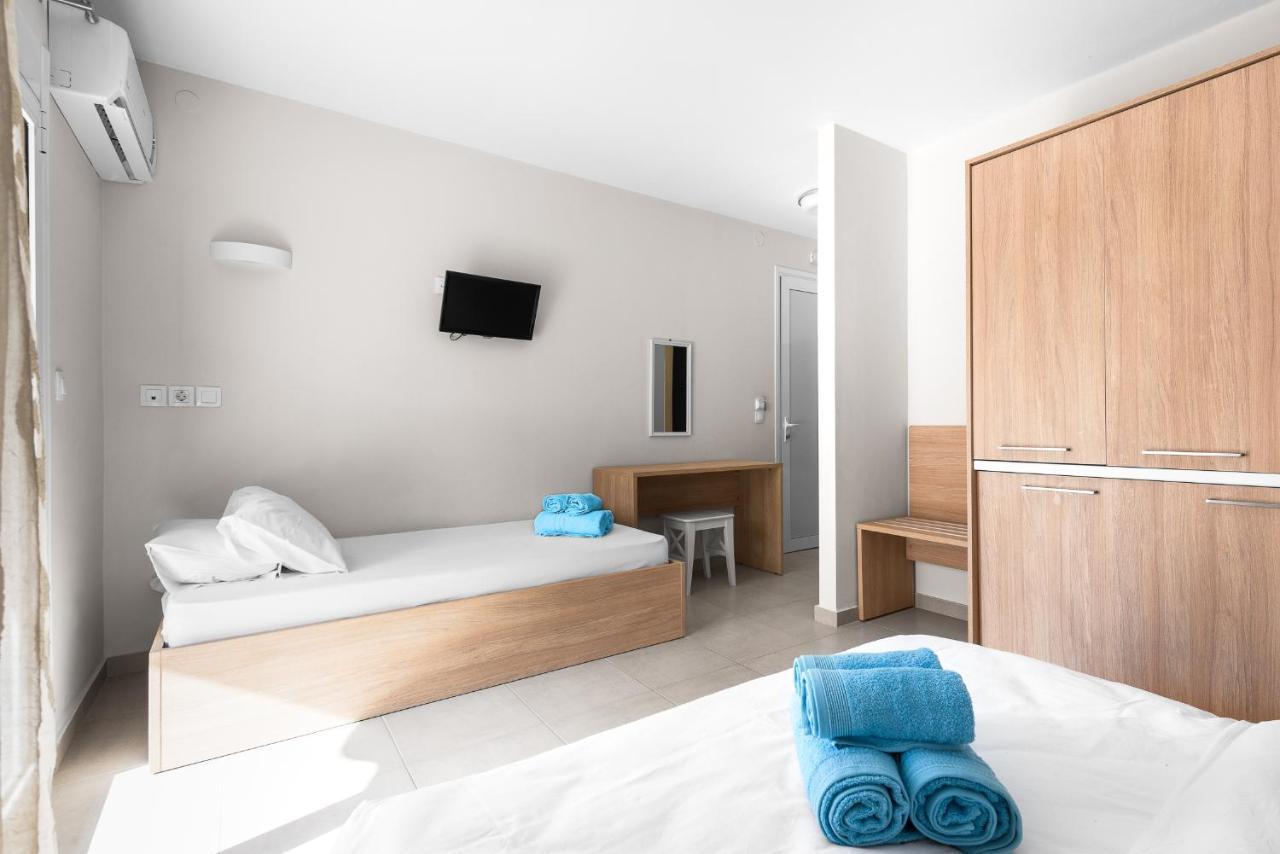 Apartamento Blue Flag, Nilie Hospitality Mgmt Olympiakí Aktí Exterior foto